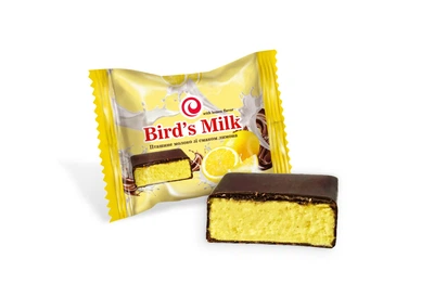 Цукерки СВІТЕЙЛ Bird`s Milk зі смаком лимона 1 кг