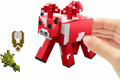 Zestaw Minecraft Mooshroom Figurka podstawowa + akcesorium (0194735193615)