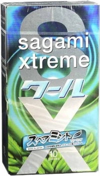 Презервативи Sagami Xtreem Mentol 10 шт з пролонгуючим ефектом (ROZ6400230549)