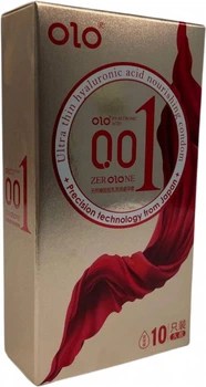 Презервативи OLO пролонгуючі з точками ребристі 10 шт (ROZ6501053310)