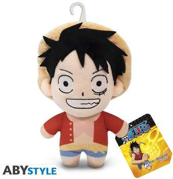 М'яка іграшка ABYstyle One Piece Луффі 15 см (3665361058656)