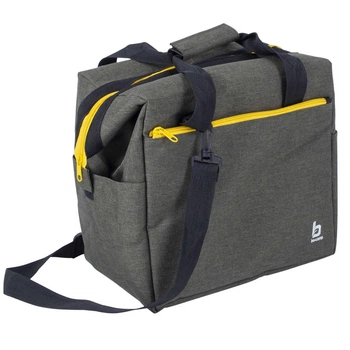 Термосумка Bo-Camp Ryndale 18 Liters Grey сіра з ізотермічним шаром для збереження свіжості продуктів