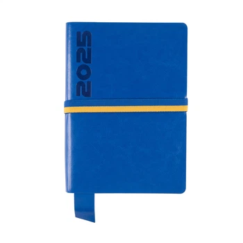 Ежедневник 12х20cм Leo Planner датированный 2025 Identico синий 352 стр