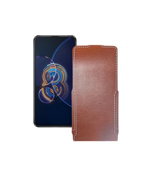 Чохол-флип з екошкіри для телефону Asus ZenFone 8 Flip Коричневий