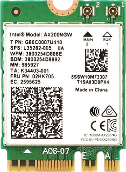 Karta sieciowa Intel Wi-Fi 6 AX200 M.2 2230 (AX200.NGWG.NV)