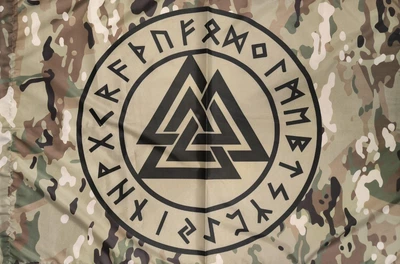 Флаг валькнут руны