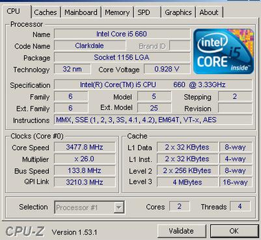 Процесор INTEL CORE i5-660 LGA1156 3.33GHz / 4MB / 2,5GT/s (CM80616003177AC) s1156 Tray Б/У