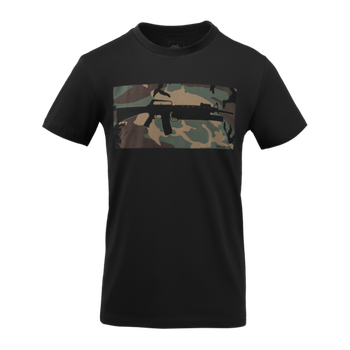 Футболка тактична Helikon-Tex® T-shirt 16/203 S Чорна (opt-M-T-4705)