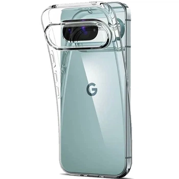 Ультратонкий силиконовый чехол 1 мм для Google Pixel 9 (Бесцветный (прозрачный)) Epik (201270)