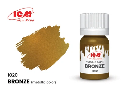 Краска акрил 12мл. - Bronze ICM (1020)