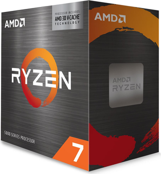 Процесор AMD sAM4 Ryzen 7 5700X3D 8C/16T, 3-4.1GHz, 105Вт Box (без охолоджувача) (100-100001503WOF)