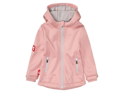Куртка Softshell (софтшел) водоотталкивающая и ветрозащитная для девочки Lupilu BIONIC-FINISH® ECO 375429 110-116 см (4-6 years) Розовый