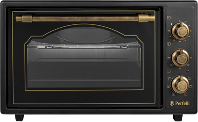 Електрична піч PERFELLI Laggio 37 Black Retro