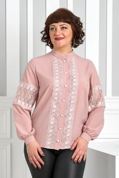 Блуза Alenka Plus 1559-3, 54, пудра