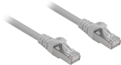 Patchcord Sharkoon Cat 6a S/FTP 15 m Szary (4044951020362)