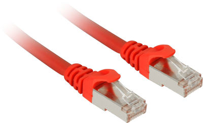 Patchcord Sharkoon Cat 7a S/FTP 10 m Czerwony (4044951029525)