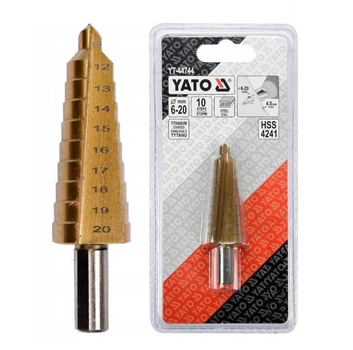 Свердло ступінчасте конусне YATO Ø 6-20 мм (2962700032225)