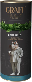 Чай чорний Graff Earl Grey Байховий 80 г (4820279610849)