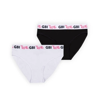 Трусы для девочки GBI Teens TRDT-24-2 2 шт 164 Бело-черный (14096)