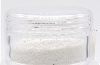 Декор маникюрный SET NAIVY Professional Глитер белый 0100А