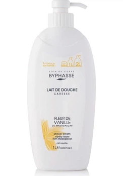 Крем для душа Byphasse Caresse Shower Cream 1 литр Квіти ванілі