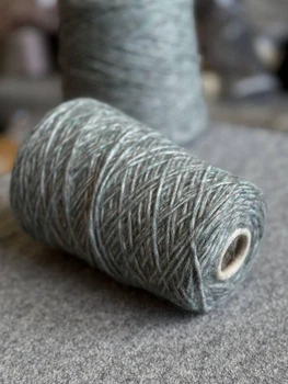 Бавовняний шнур з пухом альпака Cappuccetto Pinori filati полин 100 грамів