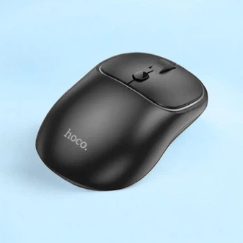 Бездротова комп'ютерна мишка зручна функціональна Royal dual-mode business wireless mouse HOCO GM25 Black