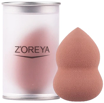 Спонж для тона капля фигурная кофейная Zoreya