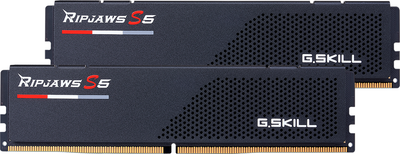 Pamięć RAM G.Skill DDR5-5200 49152MB PC4-41600 (Kit of 2x24576) Ripjaws S5 Black (F5-5200J4040A24GX2-RS5K)