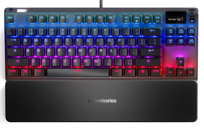 Бездротова клавіатура SteelSeries Apex Pro TKLOmniPoint Adjustable Mechanical (64865BK) Чорна 285636