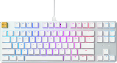 Клавиатура Glorious GMMK TKL Gateron /с подсветкой/коричневые переключатели (GLO-GMMK-TKL-BRN-WH) Белая 285618