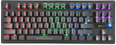 Клавіатура Xtrike ME GK-979 5 colors-LED /з підсвічуванням/червоні перемикачі (GK-979BK) Чорна 282642