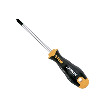 Отвертка слесарная Felo PH3х150х112 мм Ergonic, крестовая, CrMoV сталь, хромированная 40230510 (11048)