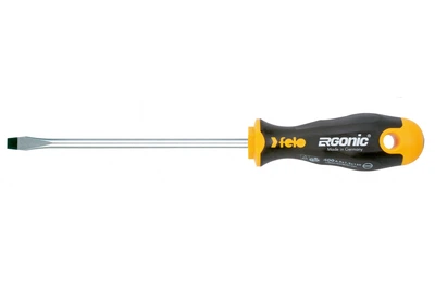 Отвертка слесарная Felo 6,5х1,2х150х106 мм, Ergonic, CrMoV сталь, хромированная 40065510 (11041)