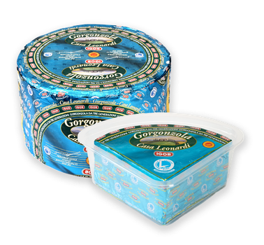 Сир горгонзола ніжній Igor Gorgonzola Casa Leonardi 1.5 кг контейнер пластик