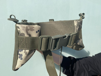 Пояс РПС тактичний з Molle, Розгрузка для ЗСУ Піксель розмір XL