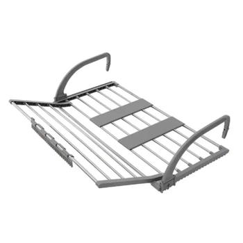 Раскладная сушилка для белья на балкон окно Folding Clothes Hanger 3269В Двойная сушка для одежды на батарею