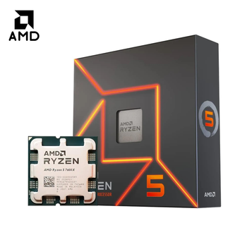 Процессор AMD Ryzen 5 7600X (4.7 - 5.3 GHz), 6 ЯДЕР, 32MБ КЕШ, AM5, TDP 105W (BOX)