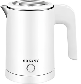 Електрочайник SOKANY SK-SH-1077 0.5л електричний чайник Білий