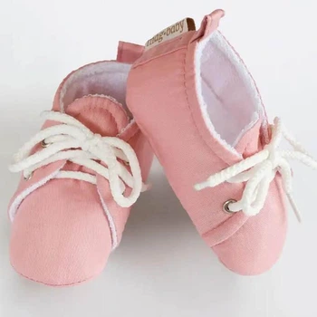 Пинетки для малышей хлопковые 8-10 см (0-6 месяцев) MagBaby розовый