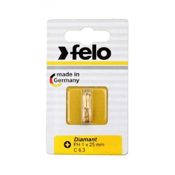 Бита Felo PH3х25 мм DIAMANT 1/4" С 6,3 ВОХ 02203086 (14252)