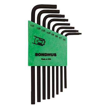 Набор ключей Bondhus TORX 8 шт T6/T7/T8/T9/T10/T15/T20/T25 (15047)