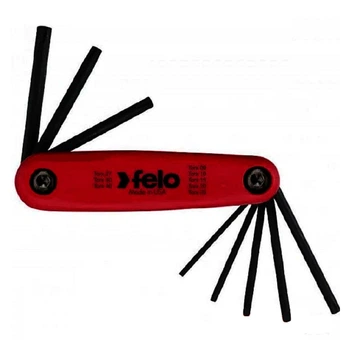 Набір ключів Felo TORX складний 8 шт T9/T10/T15/T20/T25/T27/T30/T40 34808800 (14969)