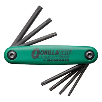Набір ключів складаний Bondhus TORX захист від злому 7 шт ТR7/ТR8/TR9/TR10/TR15/TR20/TR25 (15018)