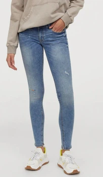 Жіночі джеггінси Push up Low зі зниженою талією H&M (57612) W31L32 Сині