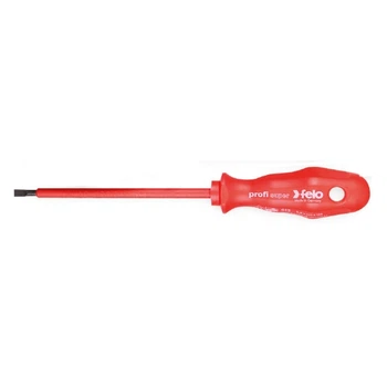 Отвертка высоковольтная Felo 1000V 5,5х1,0х125х99 мм 61305590 (14877)