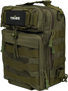 Тактическая сумка через плечо Tribe Sling Pack 6.5 л Оливковая (T-IE-0003-olive)