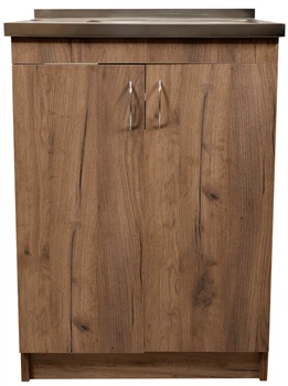 Мийка з тумбою AQUAMARIN BoxWood 600 Tobacco (Коричневий)+Сифон