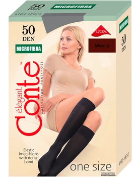 Гольфи Conte Microfibra 50 Den Mocca (4810226001332)