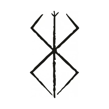 Наклейка на Авто / Мото / Витрину на Стекло Кузов " Берсерк символ - Berserk symbol " любой цвет